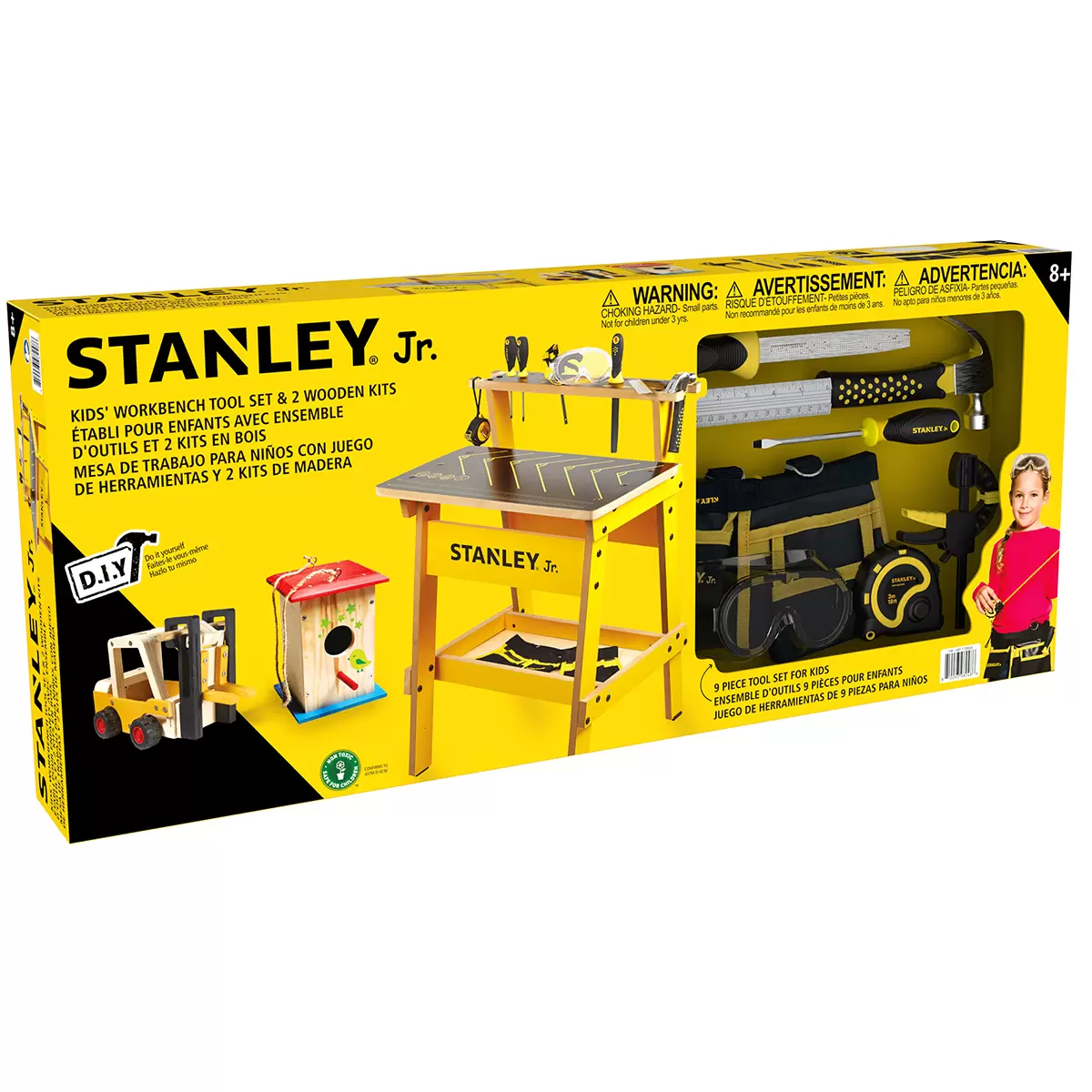 STANLEY Jr Kids Workbench With Wood Kits