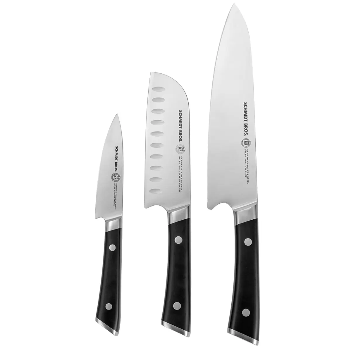 Schmidt Brothers Knives and Shears 5 Piece Set Black