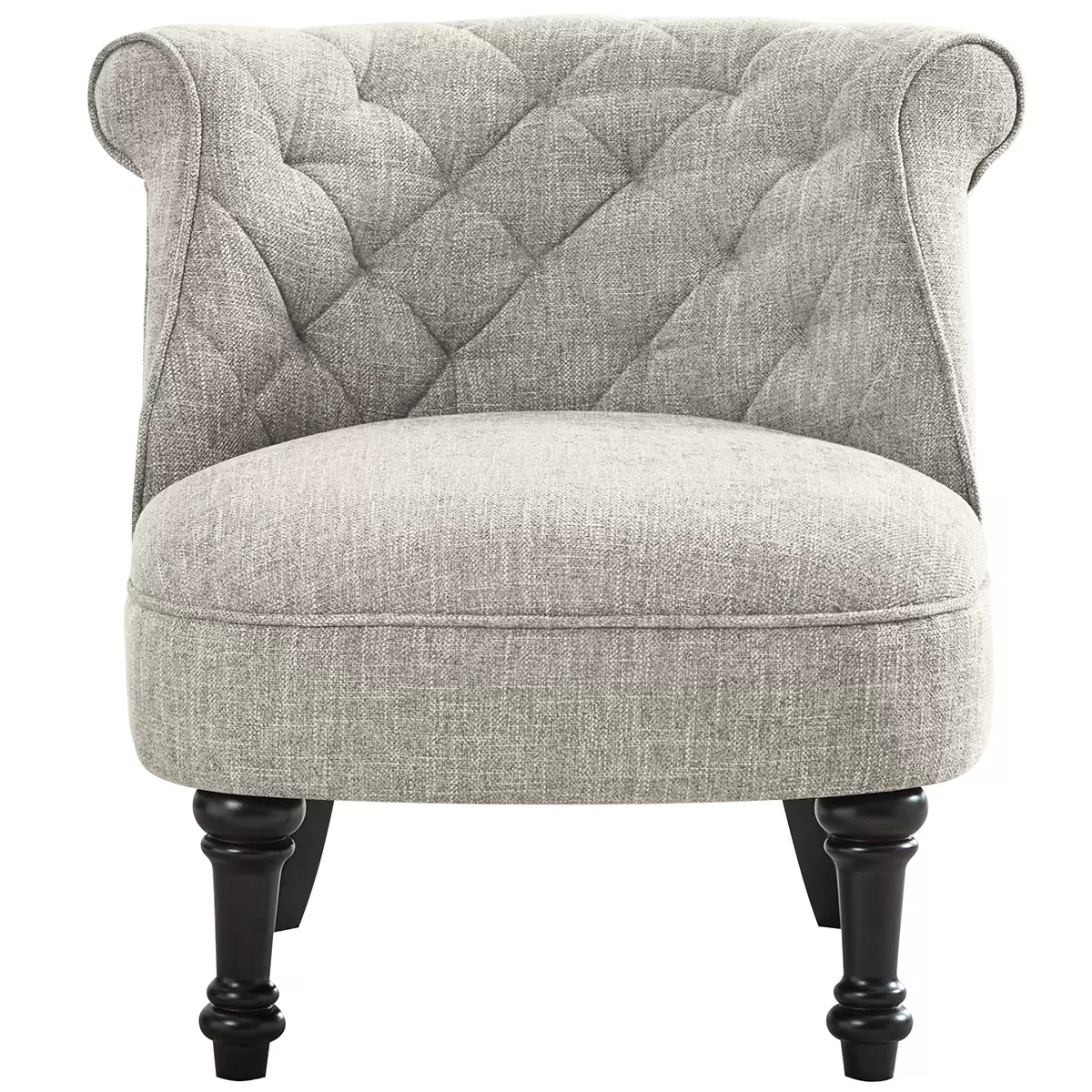 Slipper Accent Chair Light Grey