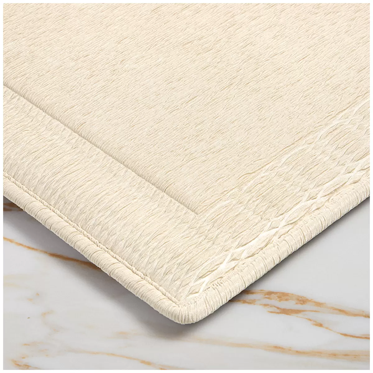 Premiere Memory Foam Bath Mat 2 Pack Beige