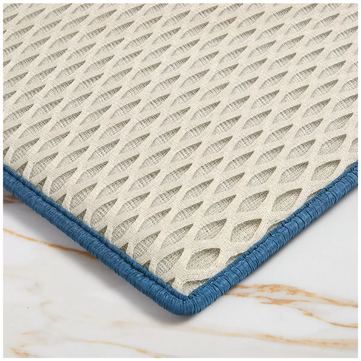 Premiere Memory Foam Bath Mat 2 Pack Blue