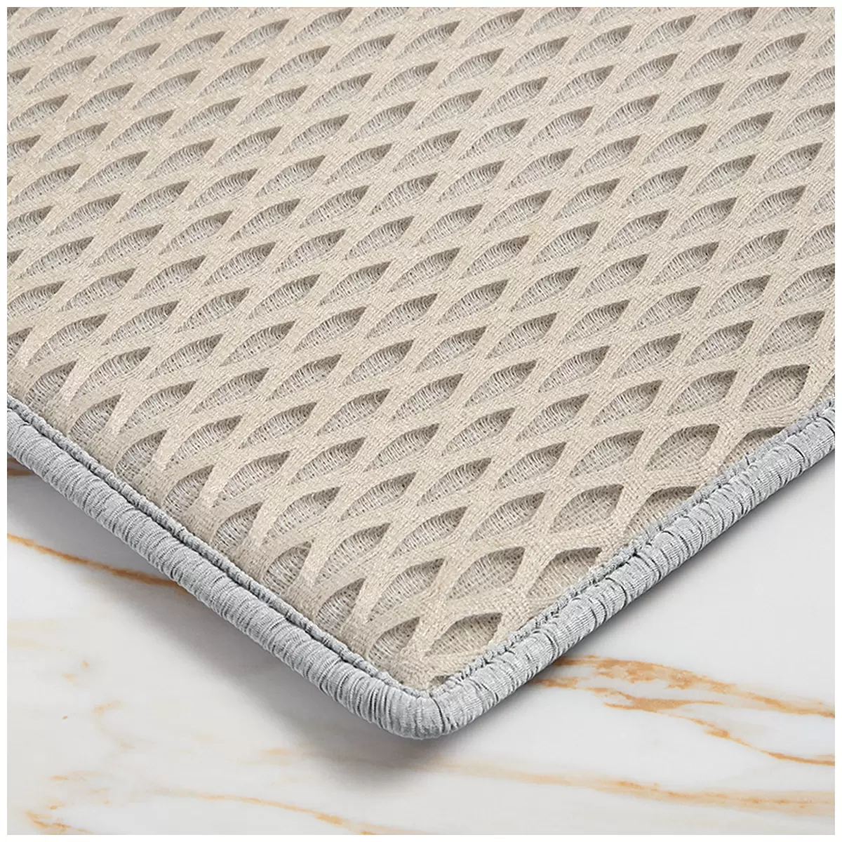 Premiere Memory Foam Bath Mat 2 Pack Grey